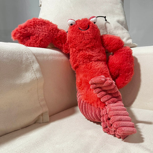 Orange Red Lobster Plush Toy