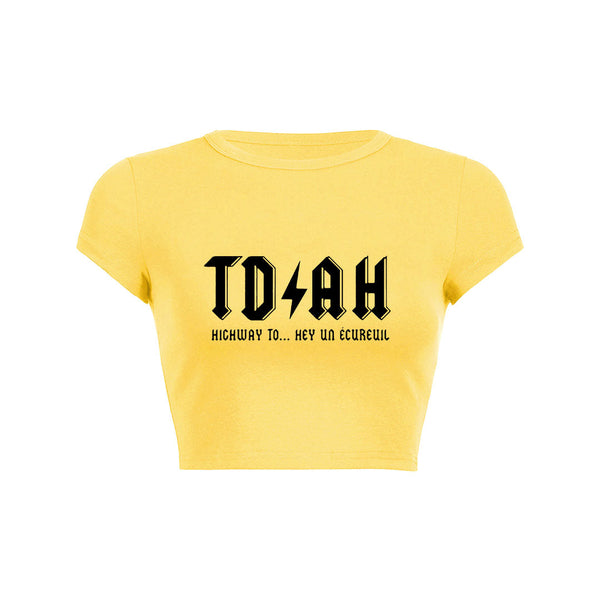 Highway to TDAH Crop Top Tee