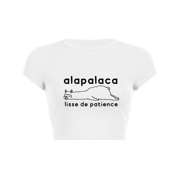 Alapalaca Chill Crop Top Baby Tee