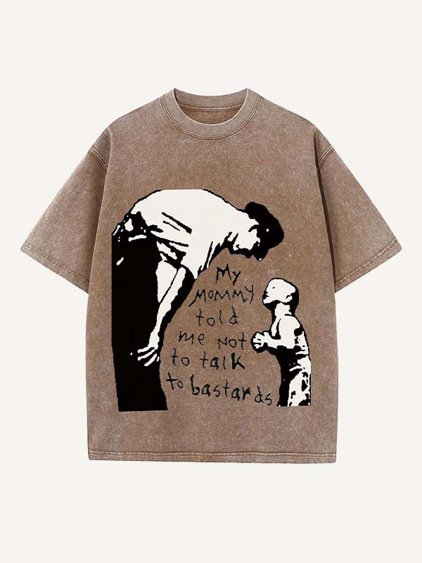 Mommy's Advice Graphic Vintage T-Shirt