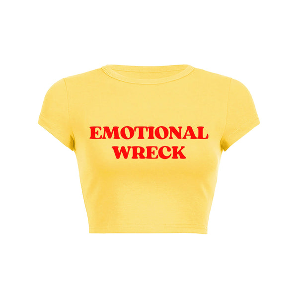 Feelings Frenzy Crop Top Baby Tee