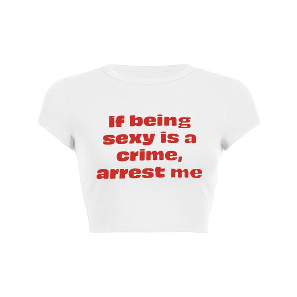 Sexy Offender Crop Top Baby Tee