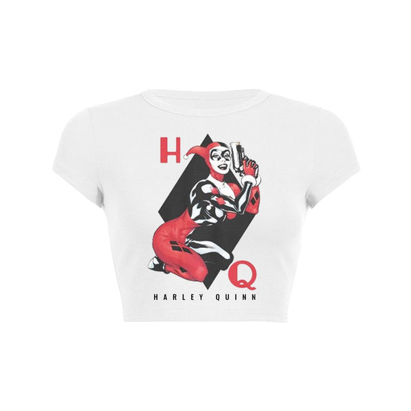 HQ Icon Crop Top Baby Tee