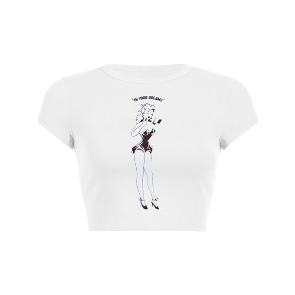 Fantasy Babe Crop Top Baby Tee