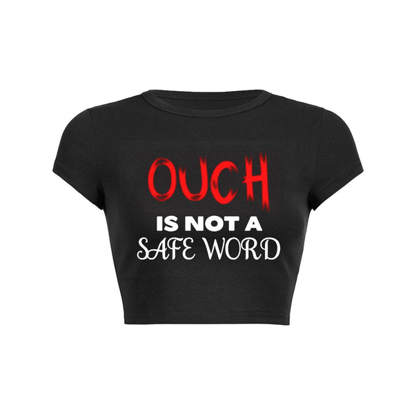 Danger Zone Crop Top Baby Tee