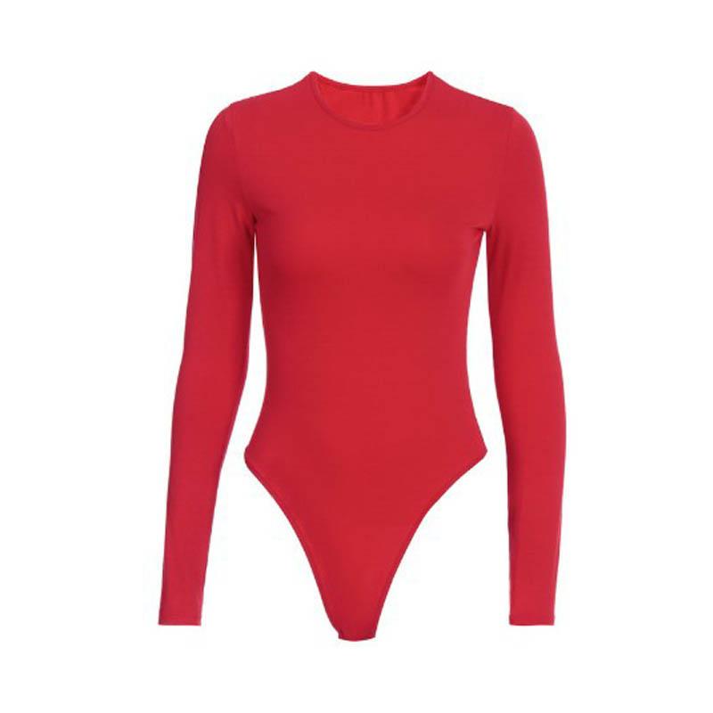 Long sleeve solid crewneck bodysuit – mudsweet